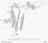 CAM CHAIN AND SPROCKET