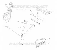 SUSPENSION, A-ARM and STREBE MOUNTING