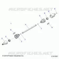 ANTRIEB, DRIVE SHAFT, FRONT