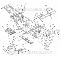 FRAME ASSEMBLY W/RACKS NORWEGIAN 6X6 (4923742374003A)