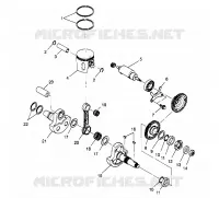 KOLBEN   KURBELWELLE SPORT 400L W958540 (4930133013C010)