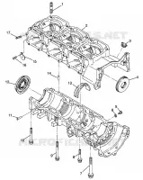CRANKCASE STORM 0975782, STORM S.E. H975782, EUROPEAN STORM S.E. E975782, (4937823782C014)