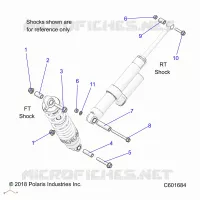 SUSPENSION, SHOCK MOUNTING, REAR SUSP.