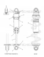 SUSPENSION, FRONT SHOCK TRACK, MONOTUBE