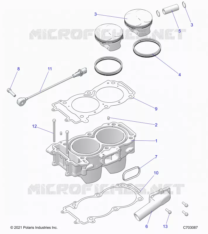 ZYLINDER AND PISTON