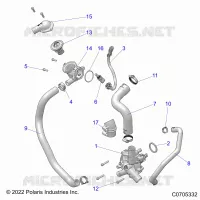 MOTOR, WATERPUMP AND BYPASS