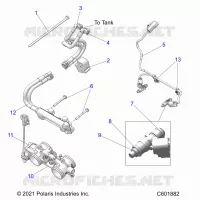 KRAFTSTOFFSYSTEM, RAIL, LINES AND THROTTLE BODY