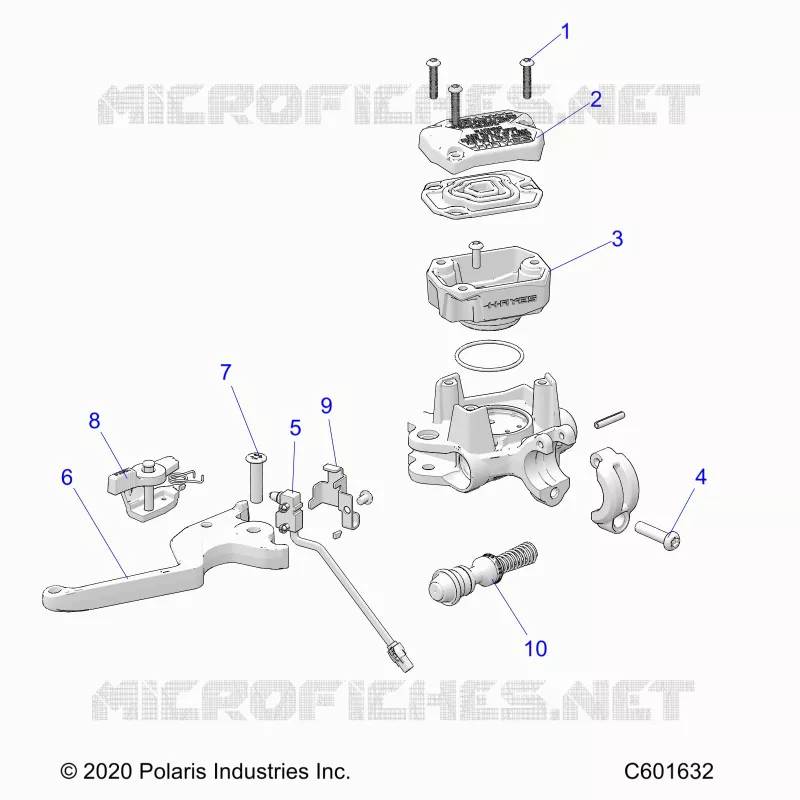 BRAKES, MASTER CYLINDER ASM.