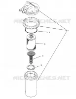 DRAIN ASSEMBLY SLX 780 B954287 (4933953395C008)