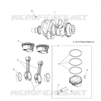 ENGINE, KURBELWELLE AND PISTON