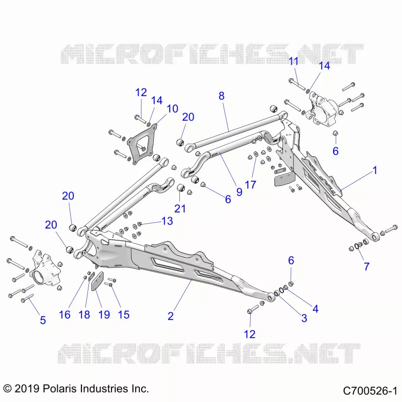 HINTERRADAUFHÃ„NGUNG CONTROL ARMS