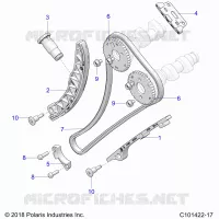 CAM CHAIN AND SPROCKET