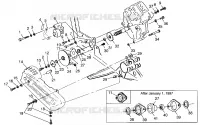 GETRIEBEGEHÄUSE/BREMSE AND KETTEN ??COVER MOUNTING SCRAMBLER 400L W97BC38C (4939893989C003)