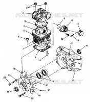 CRANKCASE AND ZYLINDER STARLITE 0943427 (4924992499032A)