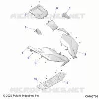HAUBE AND FRONT FENDERS