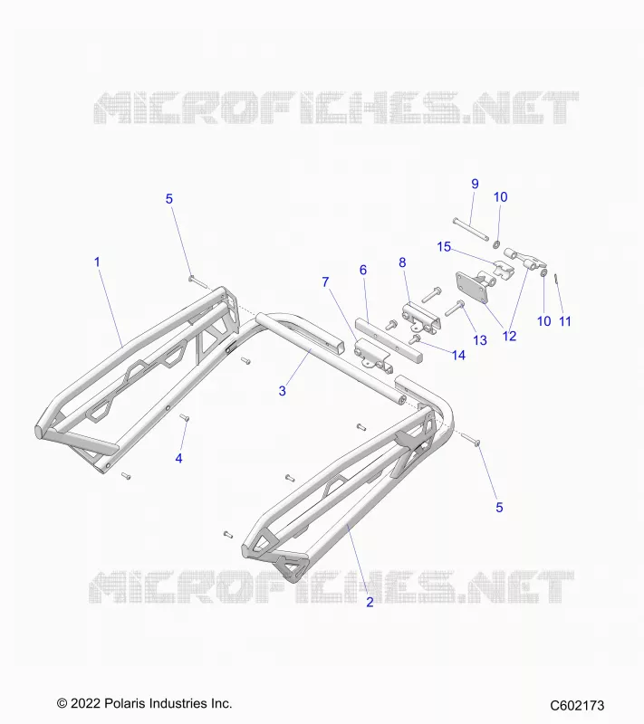 CHASSIS, REAR RACK AND HITCH