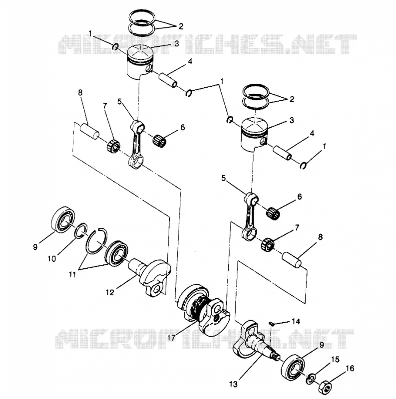 KOLBEN   KURBELWELLE LITE 0963433, EURO LITE E963433 AND LITE DELUXE 09634 (4931663166C006)