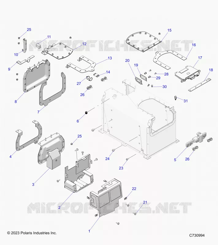 ELEKTRIC, BATTERY, SERVICE COMPONENTS, R24E3GC4BD/B9 (C730994)