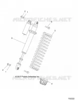 SUSPENSION, FRONT SHOCK MOUNTING