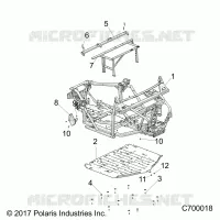 CHASSIS, MAIN FRAME AND SKID PLATES