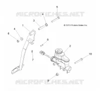 BREMSES, PEDAL AND MASTER CYLINDER