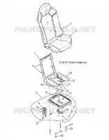 SITZ ASM. AND SLIDER