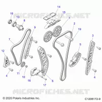 ENGINE, TIMING AND OIL KETTEN DRIVES