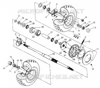 HECKANTRIEB ASSEMBLY XPLORER 300 W969130 (4935903590C007)