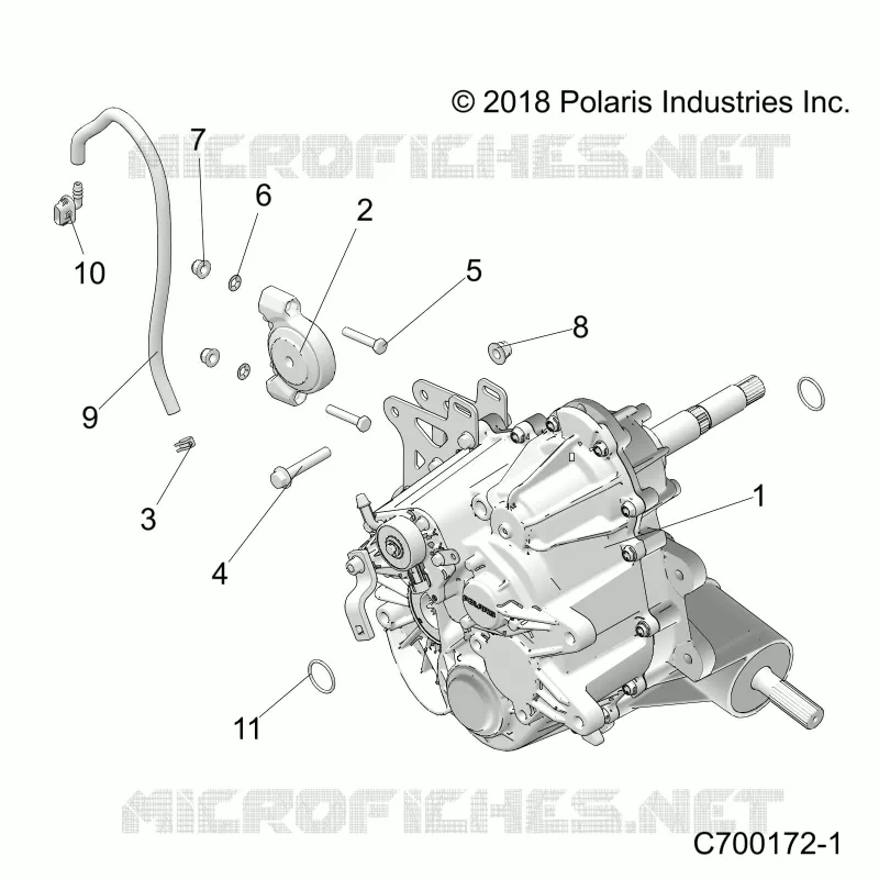 DRIVE TRAIN, MAIN GEARCASE MOUNTING