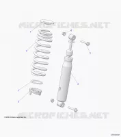 SUSPENSION, FRONT SHOCK MOUNTING