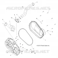 ANTRIEB, CLUTCH COVER AND DUCTING