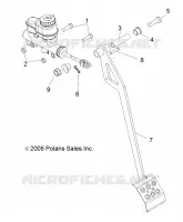 BREMSES, PEDAL AND MASTER CYLINDER MOUNTING