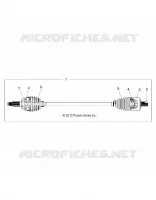 ANTRIEB, FRONT HALF SHAFT (OPTIONAL)
