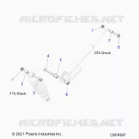 SUSPENSION, SHOCK MOUNTING, REAR SUSP.