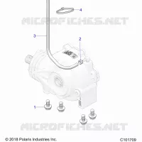 ANTRIEB, GEARCASE MOUNTING, FRONT