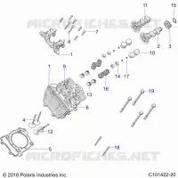 ENGINE, ZYLINDERKOPF, CAMS AND VALVES