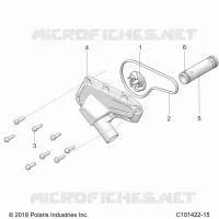 MOTOR, WATERPUMP IMPELLER AND COVER