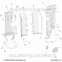 KAROSSERIE HINTEN CLOSEOFF, SIDE PANELS