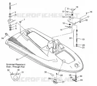 HULL   KAROSSERIE SL 750 B954070 (4930523052A006)