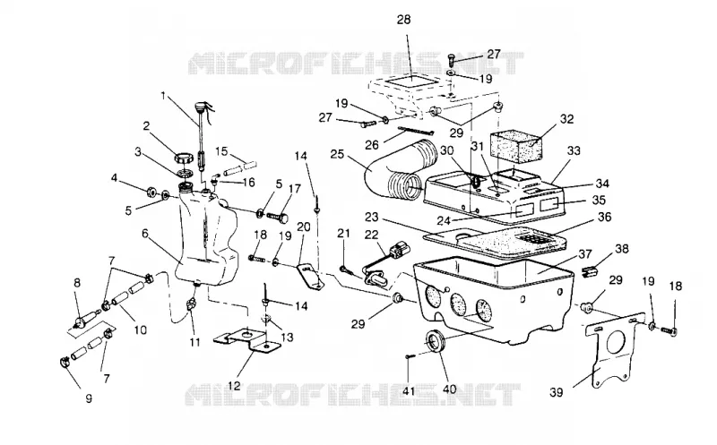 ÖLTANK / LUFTFILTERKASTEN   RXL 0966768 (4932033203C004)