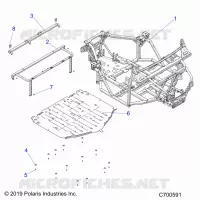 CHASSIS, MAIN FRAME