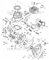 CRANKCASE AND ZYLINDER