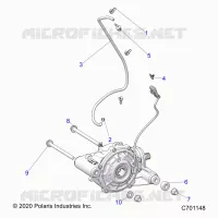 ANTRIEB, FRONT GEARCASE MOUNTING