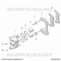 BRAKES, BREMSZANGE HINTEN