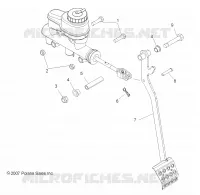 BREMSES, PEDAL AND MASTER CYLINDER MOUNTING