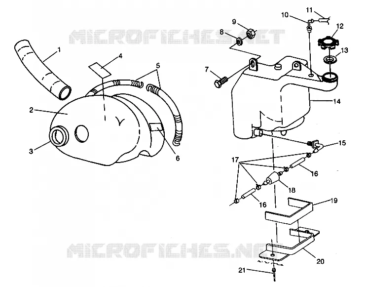 ÖLTANK / LUFTFILTERKASTEN  STARLITE 0943427 (4924992499030A)