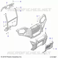 FRONTSTOSSSTANGE AND MOUNTING