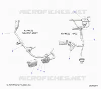 ELEKTRIC, WIRE HARNESS, HOOD, ELEC. START
