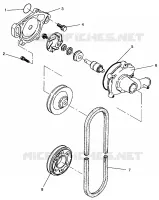 WASSERPUMPE XLT TOURING  0963357 and EUROPEAN XLT TOURING  E963357 (4931923192C009)