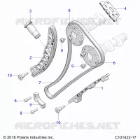 CAM CHAIN AND SPROCKET